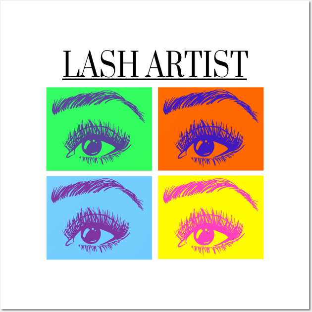 Lash Artist Wall Art by AuburnQuailart